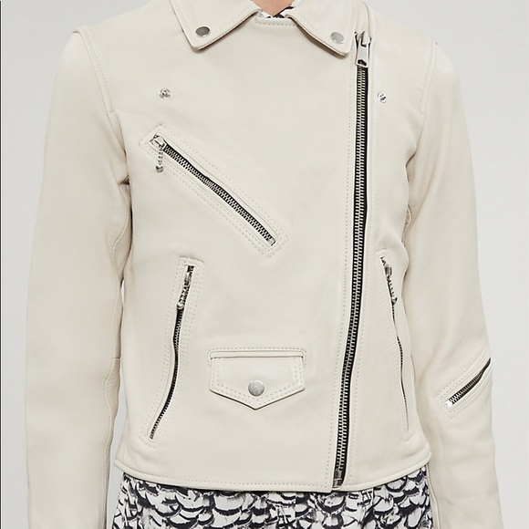 AllSaints Riley Biker leather jacket NWOT